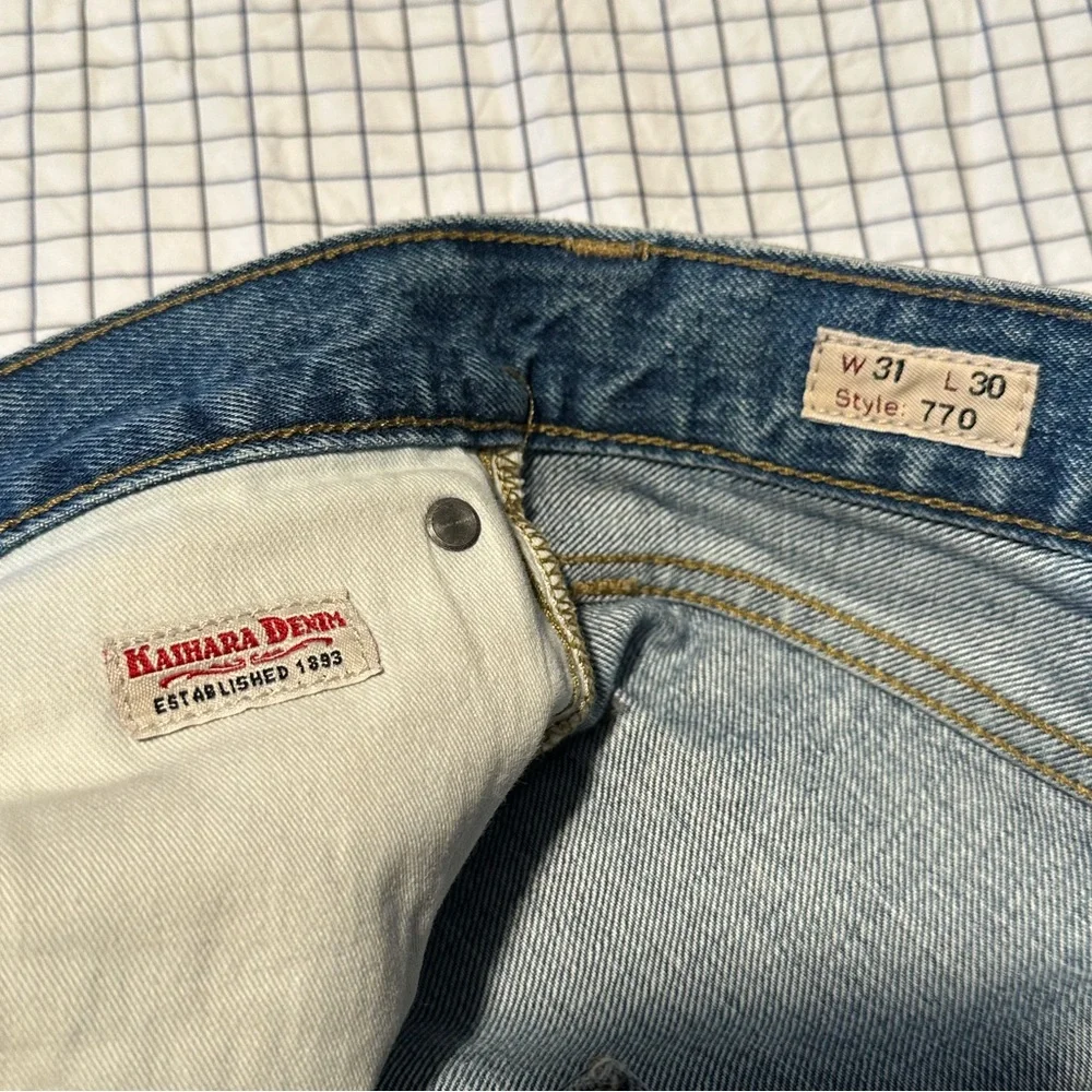 Men’s J Crew 770 Straight Fit Selvedge Jean 31x30